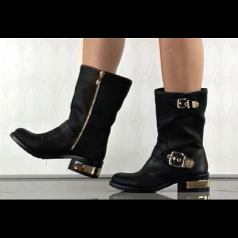 Vince Camuto Winchell Moto Boot Sz 39